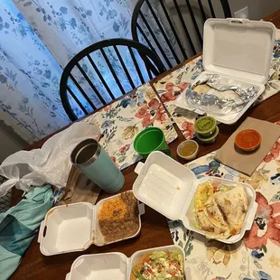 Notice NO queso on our queso burrito and they left out our order of queso and chip...