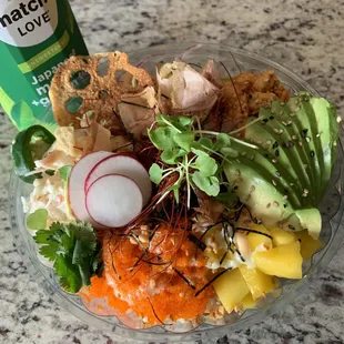 Green tea &amp; poke