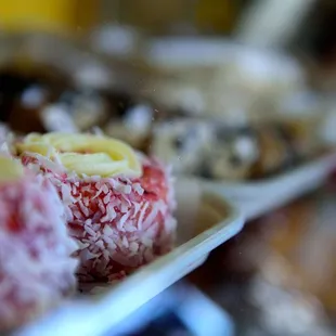 a variety of pastries