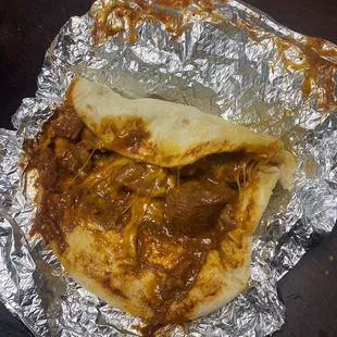 Carne Guisada taco