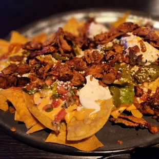 Nachos de al pastor