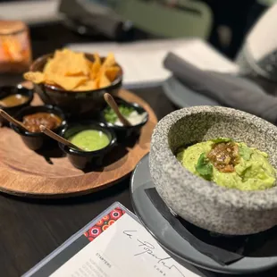 Salsa board and guac!