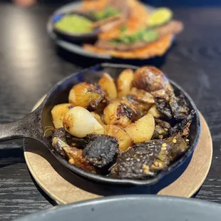 Charred Jalapeos, Onions &amp; Potatoes