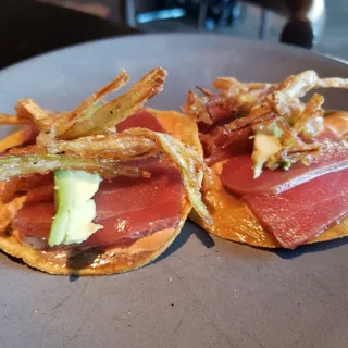 Ahi Tuna Tostadas