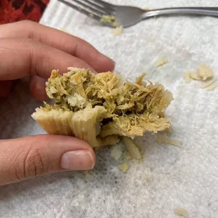 Green chicken tamales