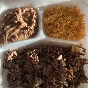 Some beef product pretending to be Chile Verde
