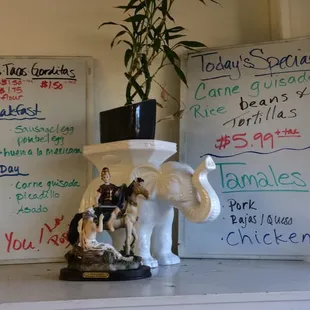 Menu for Tuesday! Getting asado burritos! Yummy!