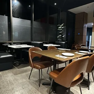 Inside dining area of the restaurant