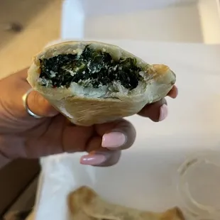 Spinach and cheese yumminess