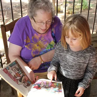 Take time to volunteer with La Posada and read to youngsters at Los Ninos del Valle preschool.
