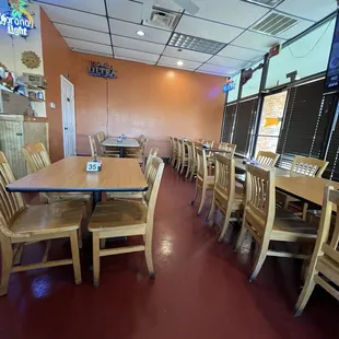 Part of the dining room