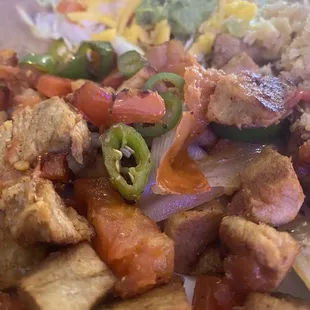 Carnitas plate- tasty but so dry