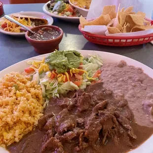 Carne Guisada Plate