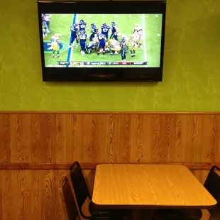 Monday night football, beer and great food.