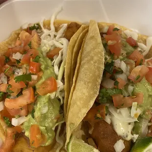 2 fish tacos