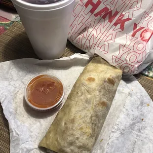 Bean and Cheese Burrito