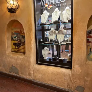 Fabulous jewelry sho inside La Posta.