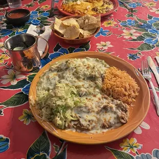 Spicey Green Enchiladas