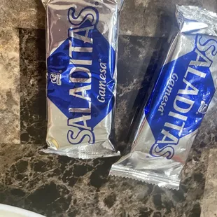 the delicious saladitas included