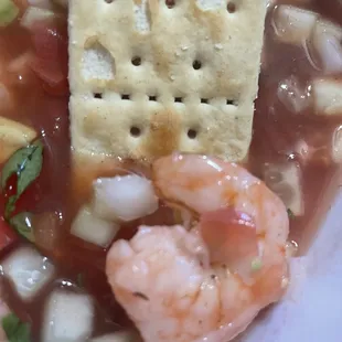 Fantastic shrimp cocktail! =)~