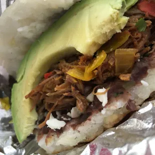 Beef Arepa