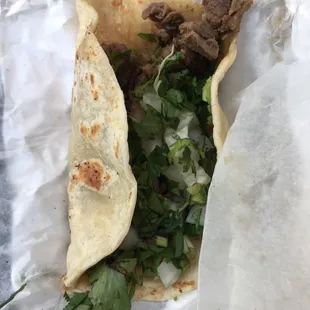 Fajita taco