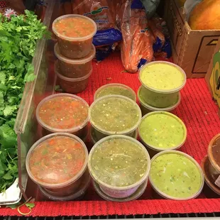 Fresh salsas