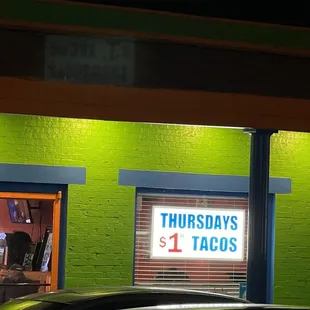 a neon sign