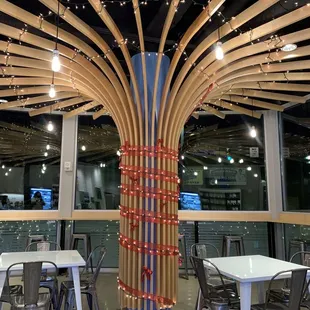 the interior of a restaurant