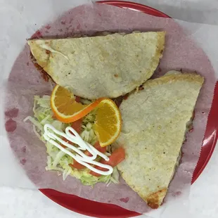 Handmade tortillas for quesadillas and tacos in the afternoons