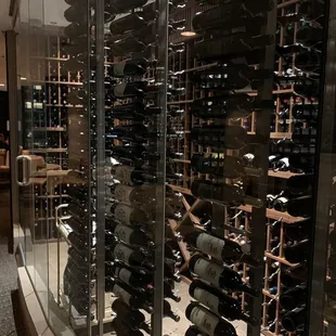 Wines at the entrance