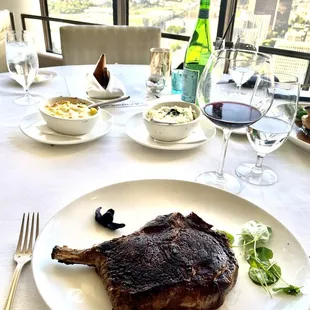 Bone in rib-eye