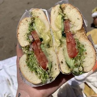 Hummus Veggie Sandwich