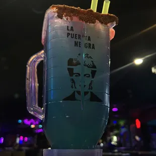 Another angle of the strongest pitcher they had with peach rings on top