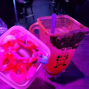 Dont order unless you like Super sweet drinks!!waiters don't care. empalagoso af !! (let the Man Go &amp; the Niña fresa from their menu)