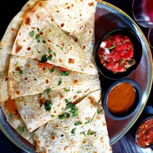 Shrimp quesadilla