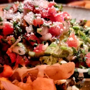 &quot;Carne&quot; asada fries...more like bell pepper and onion fries. Honestly some of the worst carne fries I&apos;ve had in a long time.
