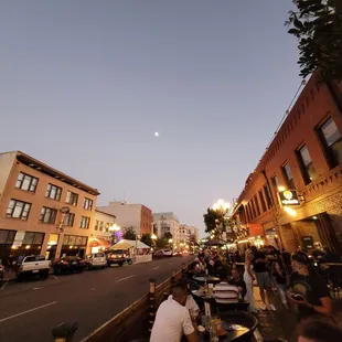 LaPuerta sidewalk seating area