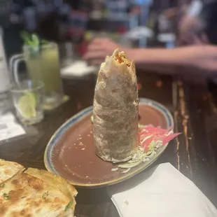 Shrimp burrito