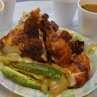 chicken wings and fried chicken, food