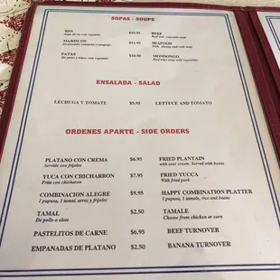 sandwiches, menu