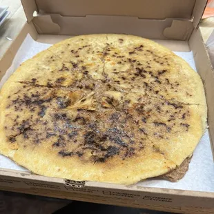 It looks like a medium size pizza