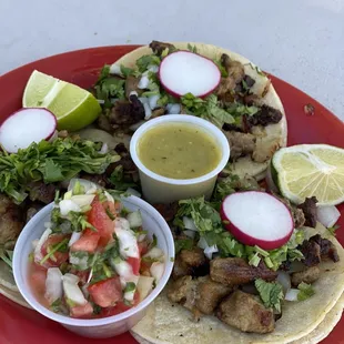 Street tacos was so yummy