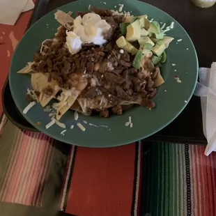 Asada nachos. Bomb!