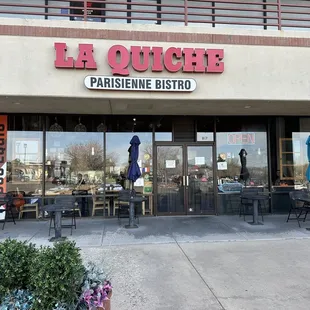 Restaurant front.