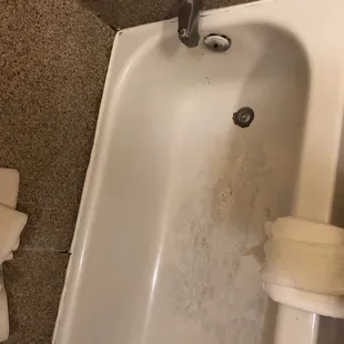 Like what went wrong here?  I should have brought shower shoes. I thought I was going to have to shower in my socks!!!