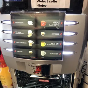 I didn't try the espresso but my friends said it was pretty good.