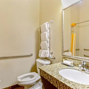 Guest room bath (accessible)