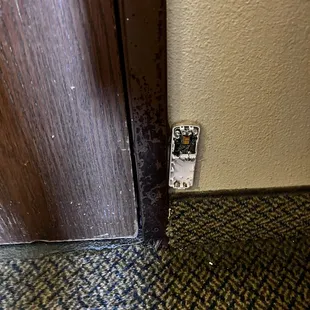 Close up of exposed electronics