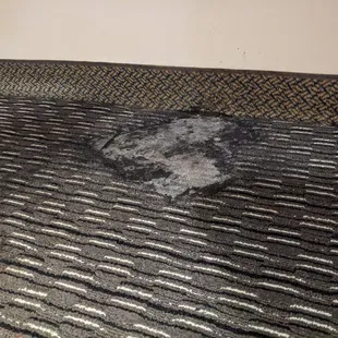 The carpet was missing...?